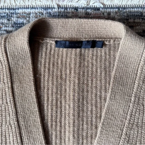 TRADE ONLY DO NOT BUY - Jenni Kayne Cashmere Cocoon Cardigan in Camel XXS - Picture 3 of 7
